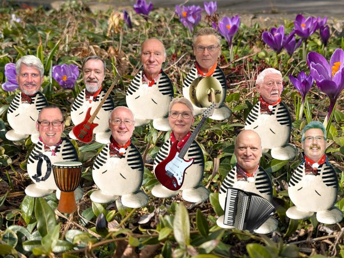 Der Show- und Shanty Chor &bdquo;He Lücht&rdquo; & die Sailors aus Hamburg - Gruppenfoto