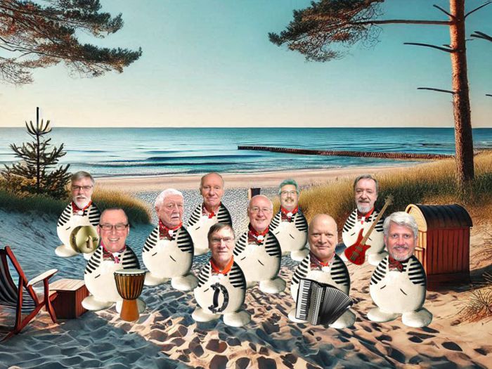 Der Show- und Shanty Chor „He Lücht” & die Sailors aus Hamburg - Gruppenfoto