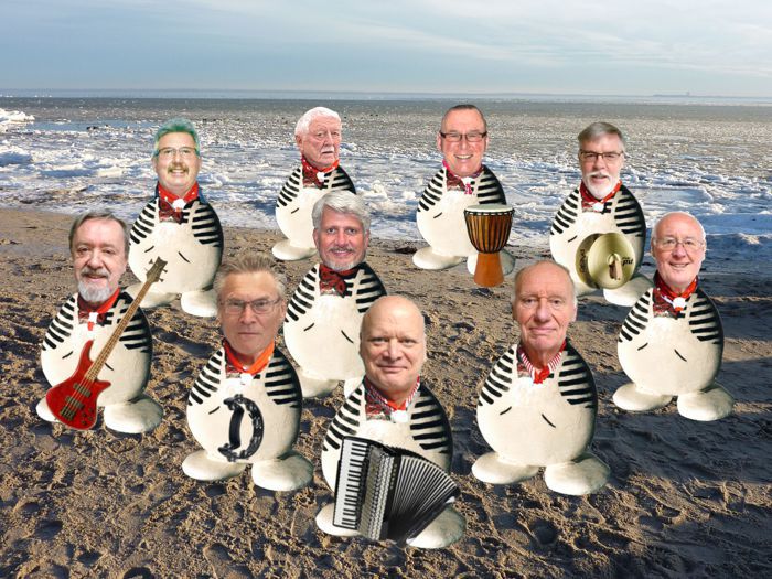 Der Show- und Shanty Chor „He Lücht” & die Sailors aus Hamburg - Gruppenfoto